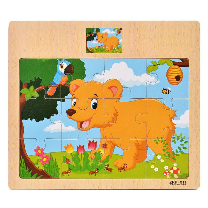 Children's Wooden Jigsaw Puzzle Puzzle Toy