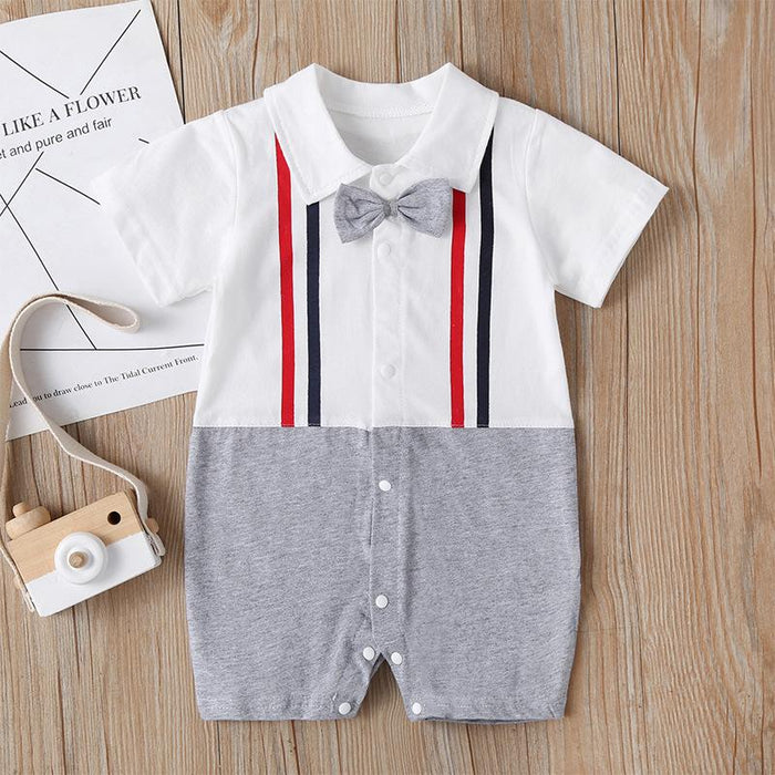 Little Gentleman Summer Short Sleeve Boys' Jumpsuit