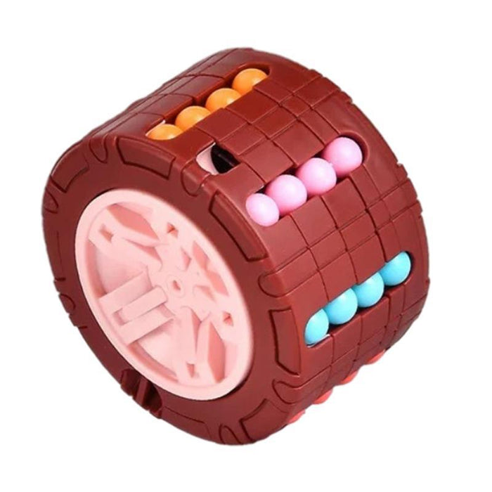 Spin and slide cube puzzle toy for kids