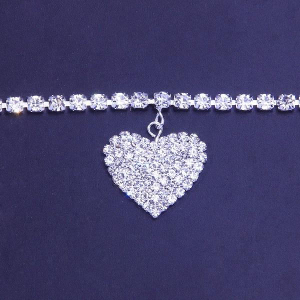 Fashion Zircon Heart Anklet