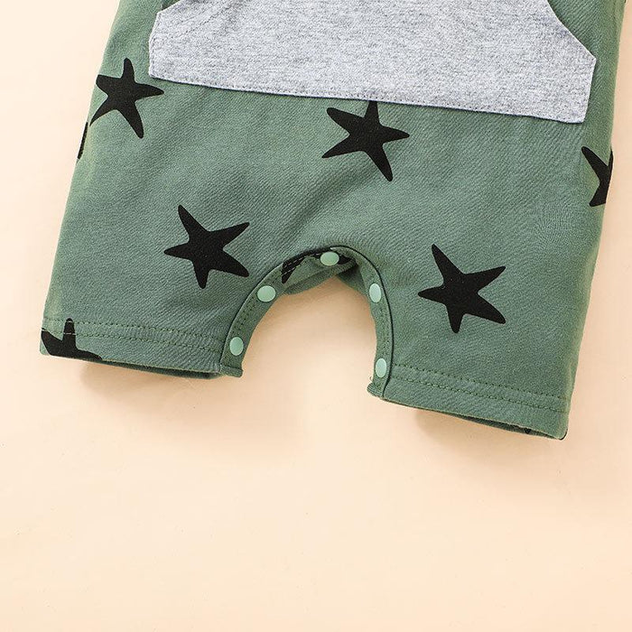 Summer Cartoon Star Romper For Baby