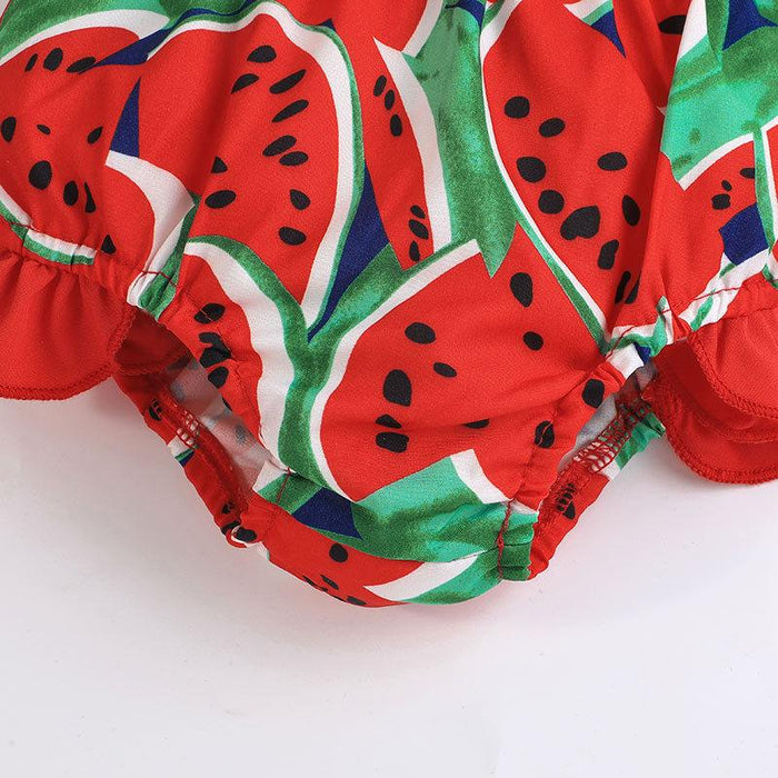 Baby Watermelon Pattern Vest Top and Briefs Set