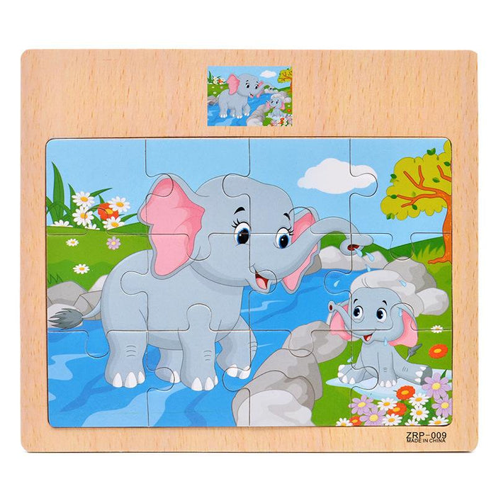 Children's Wooden Jigsaw Puzzle Puzzle Toy