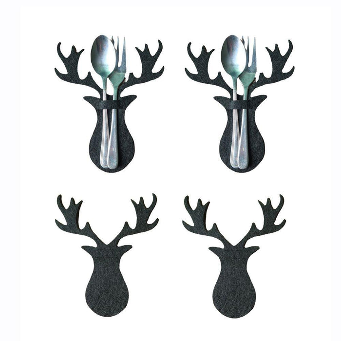 4PCS 44 Styles Christmas Knife and Fork Holder