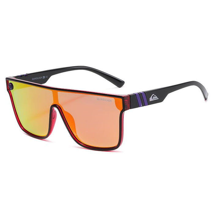 Sunglasses men's one-piece anti ultraviolet glasses