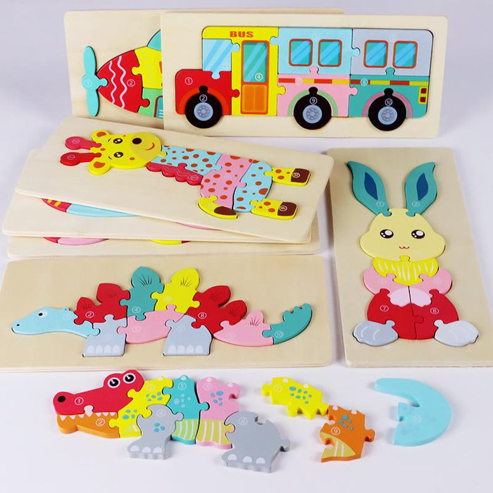 Children's Early Education Stereo Puzzle Toy