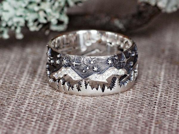 Fashion couple Vintage creative ring