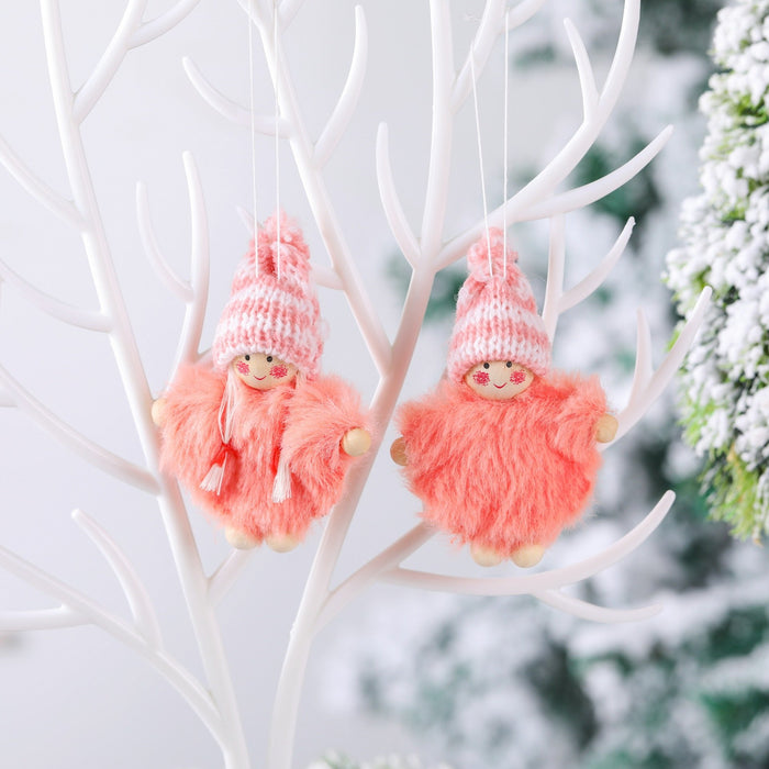 Christmas Decorations Wool Hat Doll Christmas Tree Ornaments