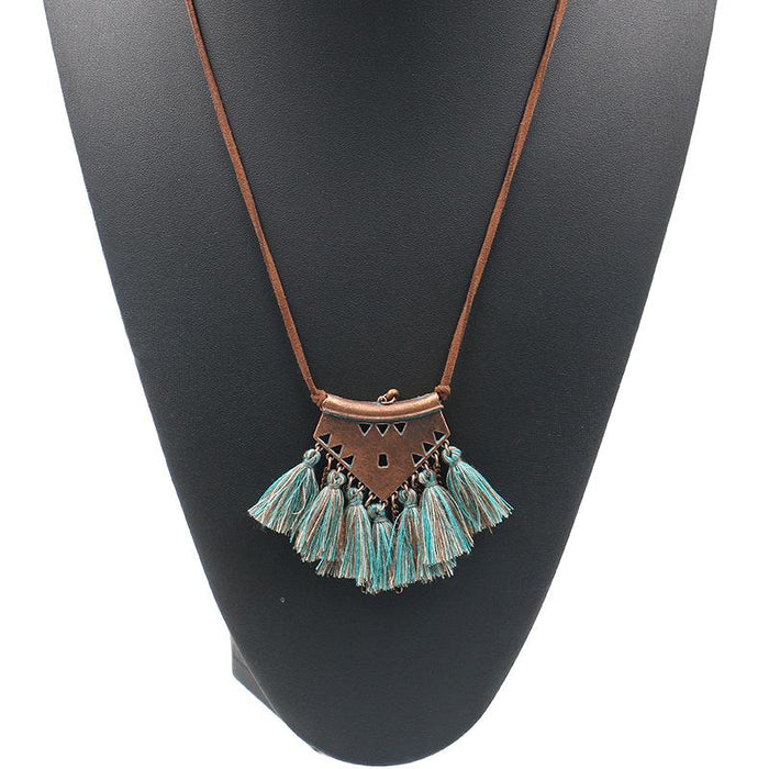 Fashion Tassel Pendant Necklace Women's Creative Chain Jewelry