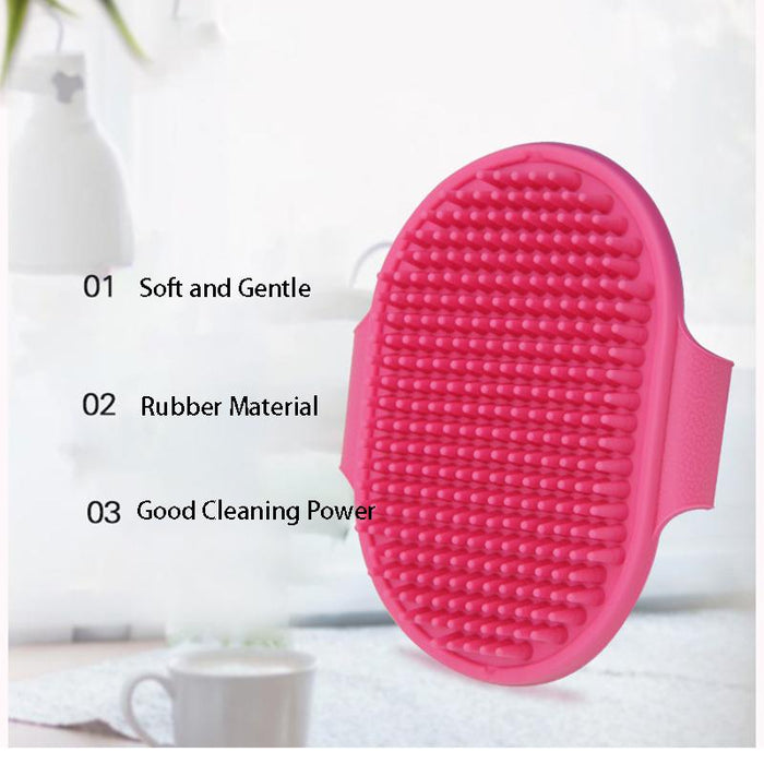 Soft Rubber Dog Brush Comb Cat Bath Brush Rubber Gloves