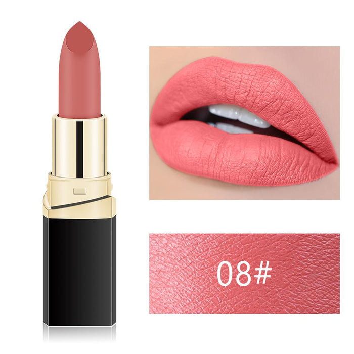 Matte fog face velvet lipstick is not easy to decolour black pipe lipstick.