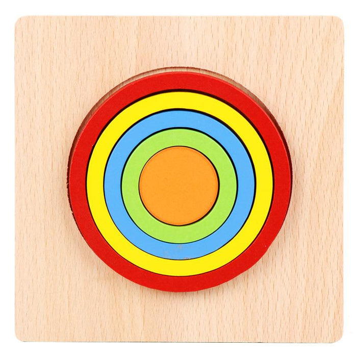 Children's Three-dimensional Puzzle Wooden Toy