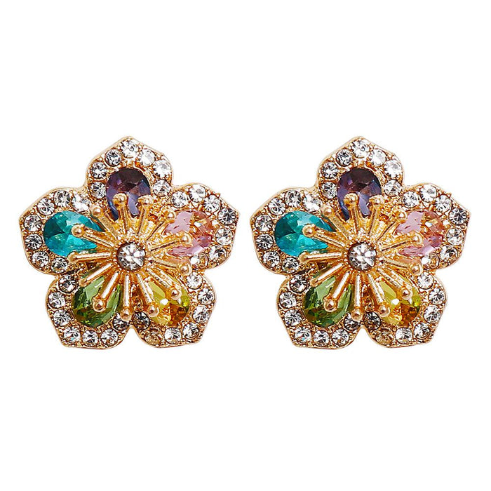 New Fashion Temperament Earrings Flower Female Earrings Accessories