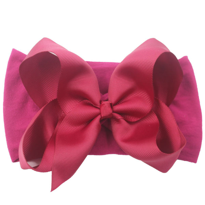 Bow headband nylon headband