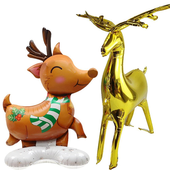 Christmas Foil Santa Claus Snowman Elk Balloons