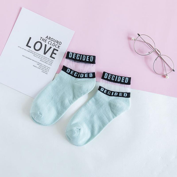 Spring and Summer New Women's Boat Socks