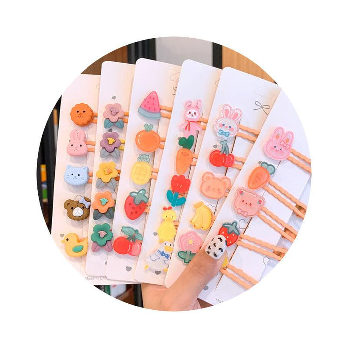 Children's hairpin cartoon headdress hairpin