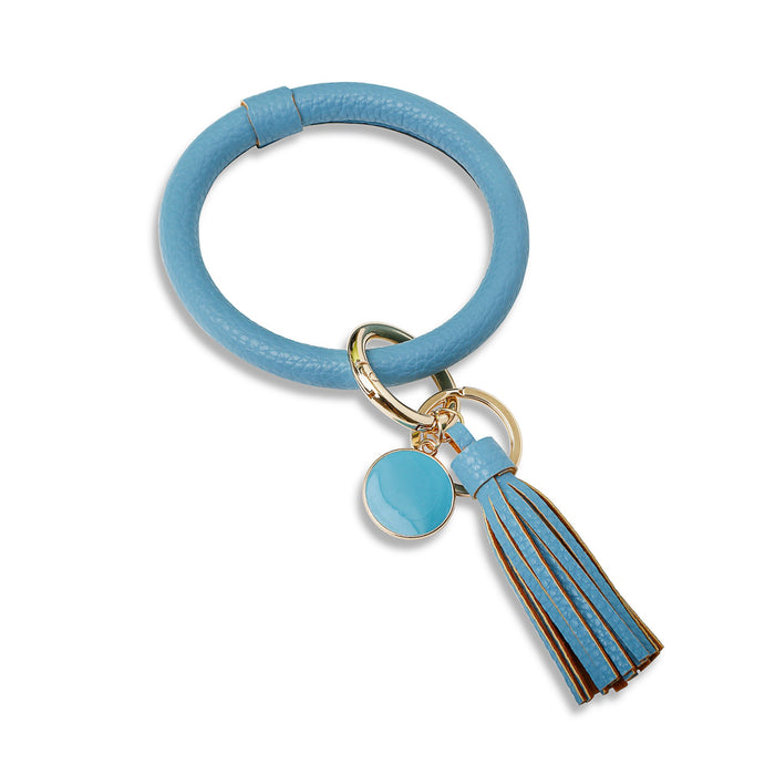 New Bracelet Key Chain Pu Tassel Bracelet Pendant