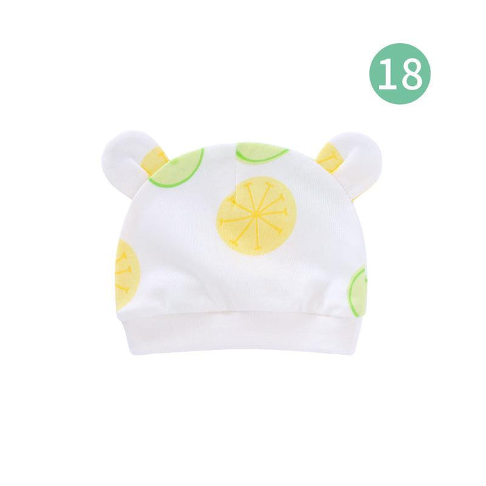 Binaural Printed Hat For Newborn Baby