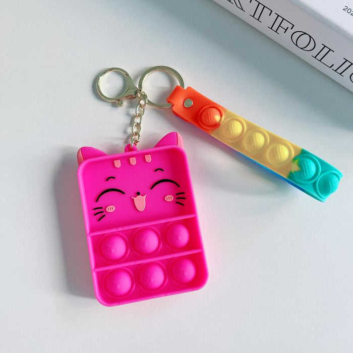 Bag decoration decompression toy key chain