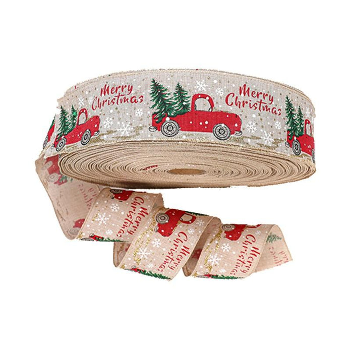 Christmas Ribbon Classic Wrapping Christmas Tree Ribbon Wreath Bows