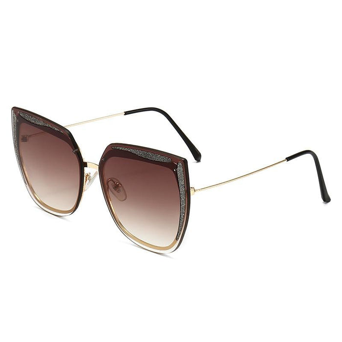 Cat's Eye Sunglasses Women's metal