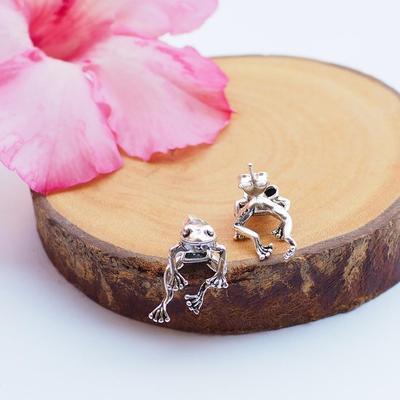 Frog earrings