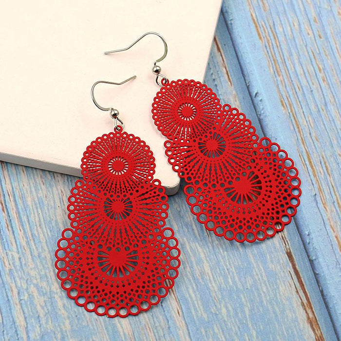 Boho Pattern Fashion colourful Earrings