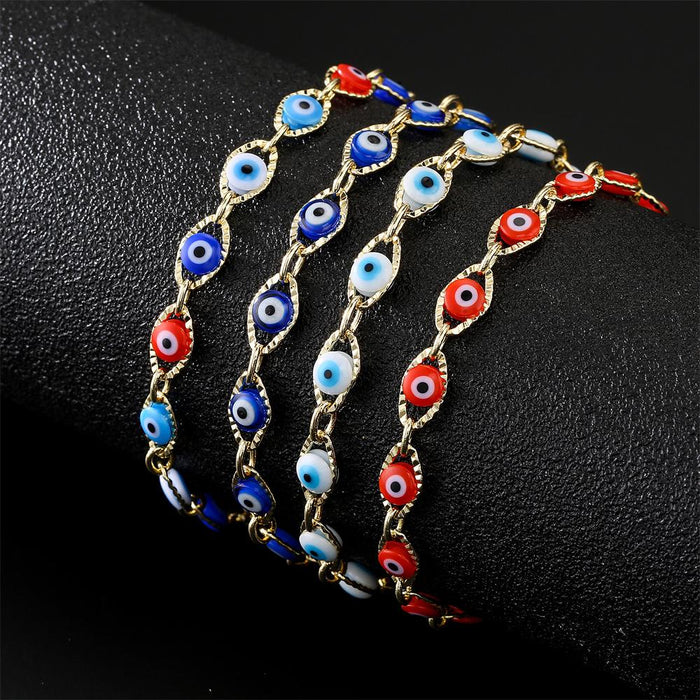 New Fashion Versatile Oil Dripping Devil's Eye Bracelet