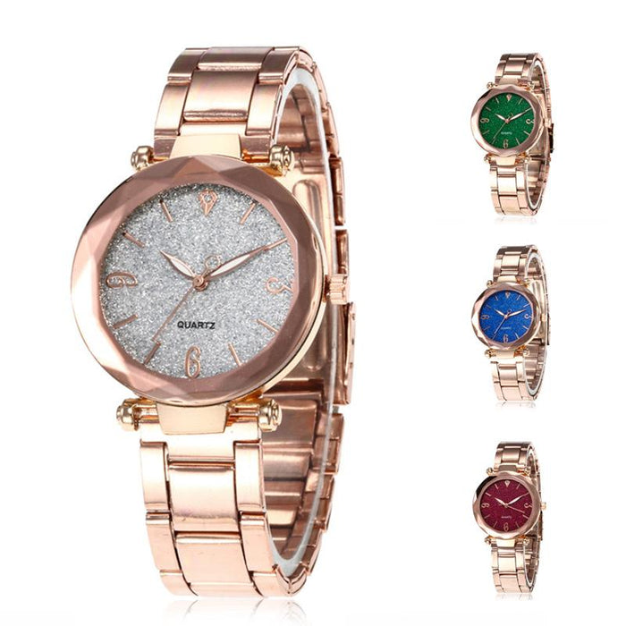 Women Quartz Classic Ladies Mujer Metal Wristwatch