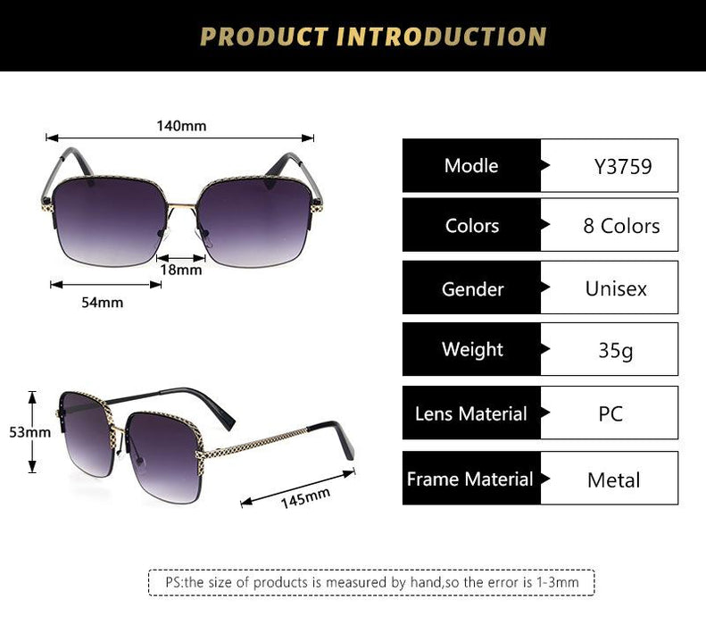 Sunglasses metal women's