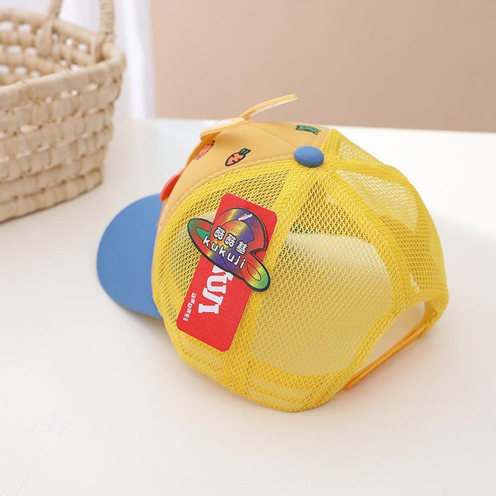 Summer Cute Bunny Children's Sunshade Net Hat