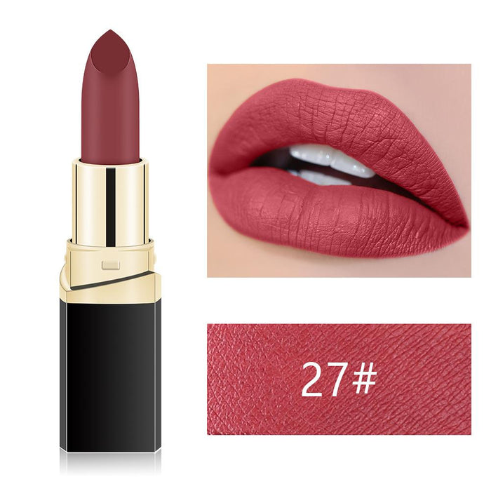 Matte fog face velvet lipstick is not easy to decolour black pipe lipstick.