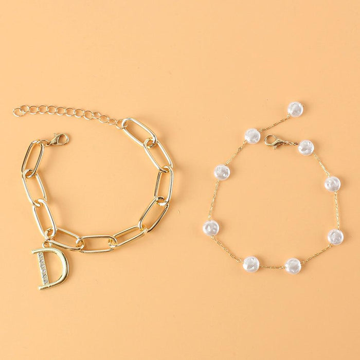 New Style Temperament Letter Pendant Bracelet Women's Bracelet