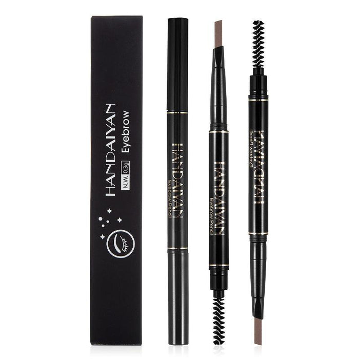 5-colour automatic rotary double head eyebrow pencil