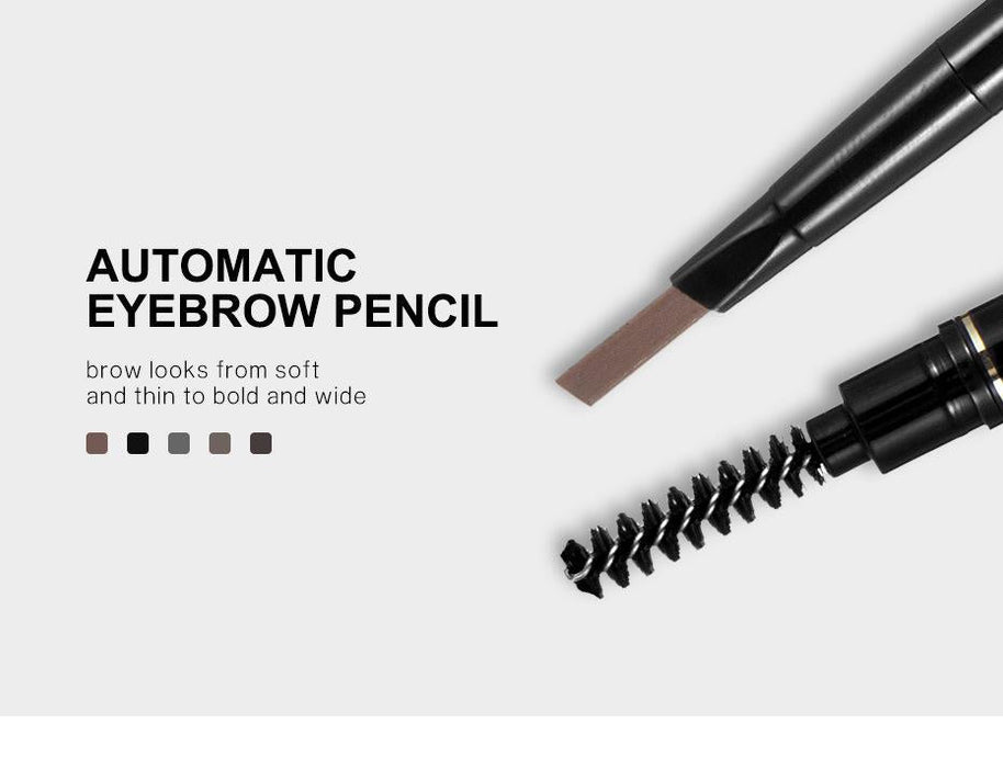 5-colour automatic rotary double head eyebrow pencil