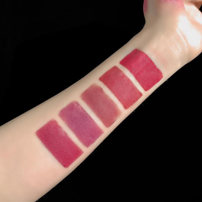 Matte 5-colour matte velvet lipstick