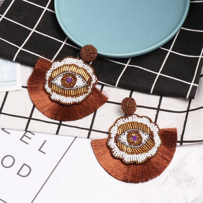 Handmade Ethnic Women's Jewelry Tassel Earrings