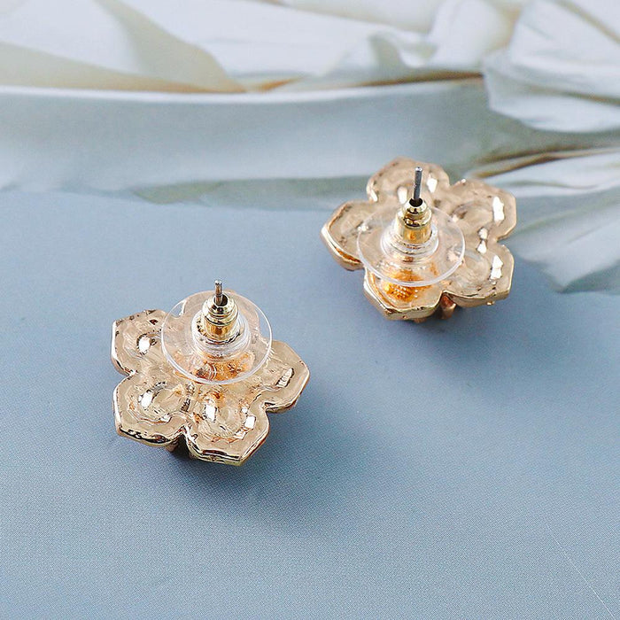 New Fashion Temperament Earrings Flower Female Earrings Accessories