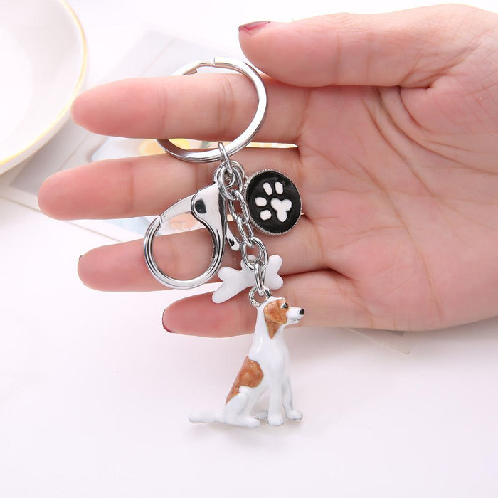 Creative Three-dimensional Pet Dog Keychain Accessories