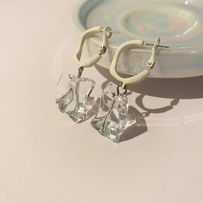 Irregular Transparent Acrylic Earrings