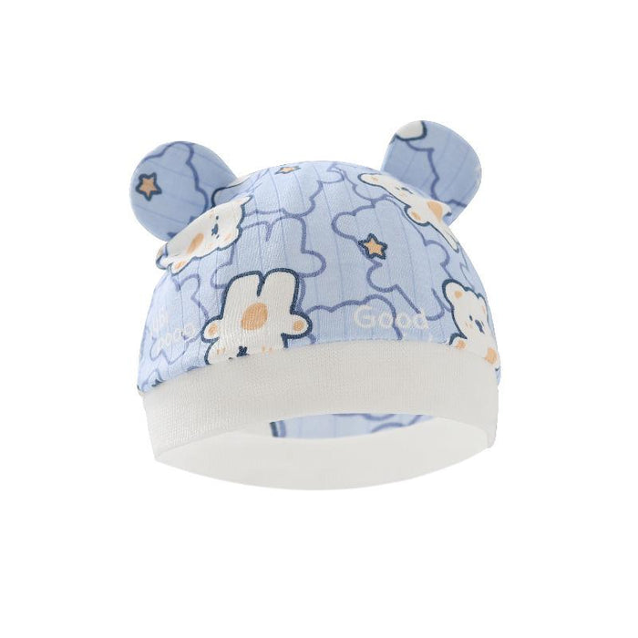 Binaural Printed Hat For Newborn Baby