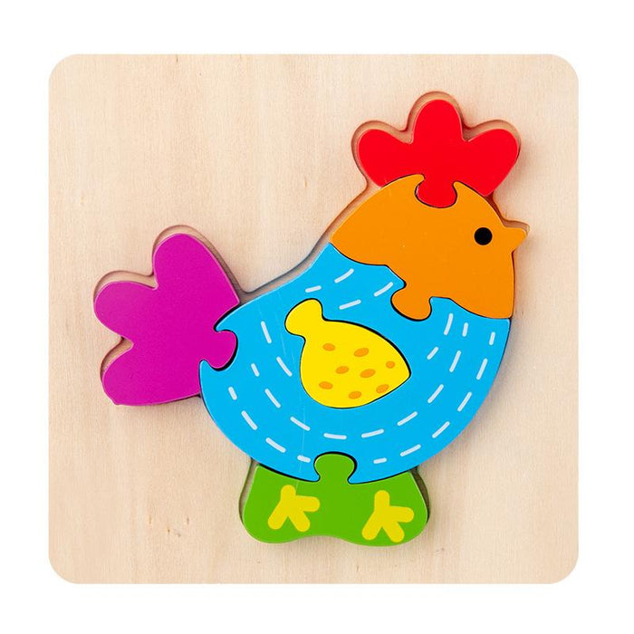 Children's Wooden 3D Puzzle Toy