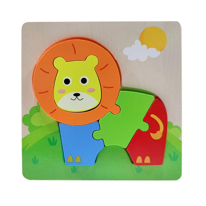 Children's Puzzle Wood Puzzle Building Block Toy