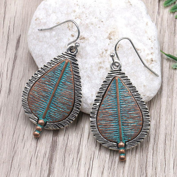 Vintage Fashion Drop Shaped Personalized Multi-layer Alloy Earrings