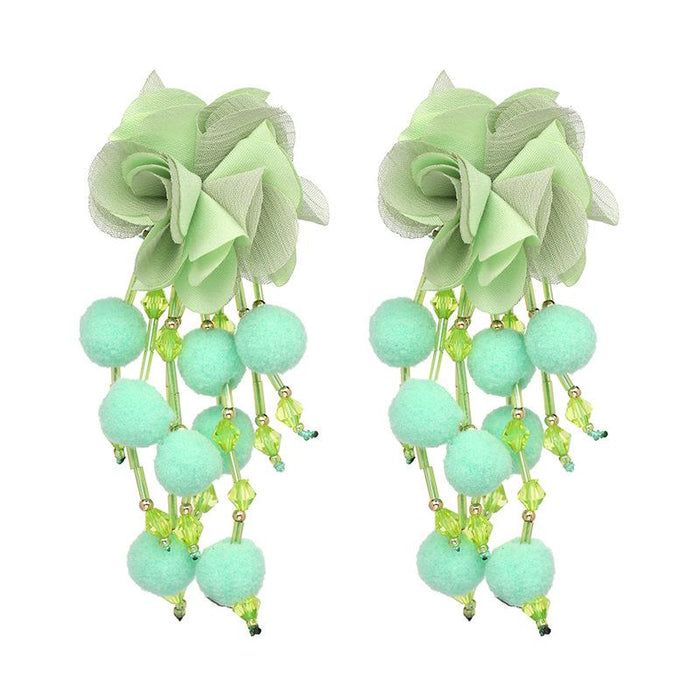 New Rose Fashion Tassel Women's Earrings Earrings