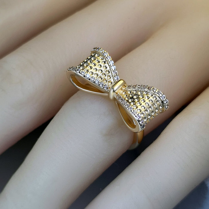 New Creative Bow Open Women's Ring