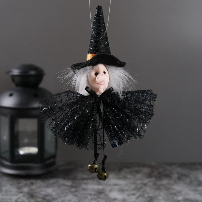 Halloween Party Bar Decorated Pumpkin Ghost Witch Black Cat Pendant