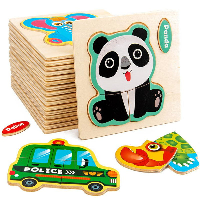 Children's Cartoon Animal Three-dimensional Puzzle Toy