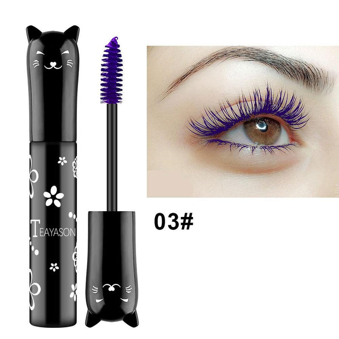 colour mascara is not easy to dye.